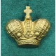 Корона к вензелю Высочайших шефов Российских Императорских фамилий на погоны офицеров РИА, обр.1897 г.